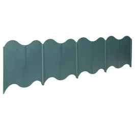 Bordo flessibile in plastica verde per prato h.14x16 cm , conf.20 pezzi - Giardino e terrazzo
