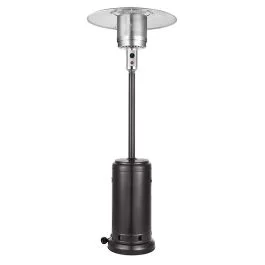 Bion Termopatio Gremio, stufa fungo a gas per esterno,14 kw, Nero - Bagno, idraulica e termoidraulica