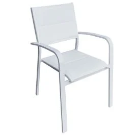 Gardenia Sedia Zara in alluminio 56x63,5x88 cm - Giardino e terrazzo