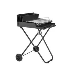 Gardenia Barbecue a legna austin, griglia di cottura in acciaio inox 47,5x34 cm - Giardino e terrazzo