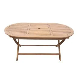 Gardenia Tavolo pieghevole in acacia 160x85x75 cm - Giardino e terrazzo