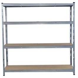 Baltix Scaffale legno metallo 160x60xh.180 cm, 4 ripiani, portata a ripiani 300 kg - Utensileria e ferramenta