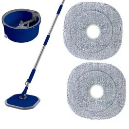 Gloxy Spin Mop con Secchio Gloxy – Lavapavimenti Rotante - Utensileria e ferramenta