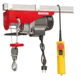 Newton Paranco elettrico, potenza 450 w, fune 12 mt, portata 100/200 kg - Edilizia e falegnameria
