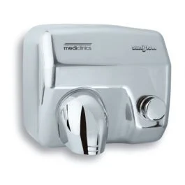 Asciuga Mani ad Azionamento Manuale, Saniflow Acciaio Inox Aisi 304 Brillante - Mediclinics