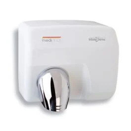 Asciuga Mani ad Azionamento Manuale, Saniflow in Acciaio Vetrificato Bianco - Mediclinics
