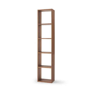 Scaffale in legno di noce 5 ripiani - Arredamento