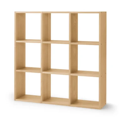 Scaffalatura quercia 3x3 - Arredamento