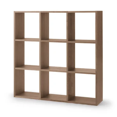 Scaffalatura noce 3 x 3 - Arredamento