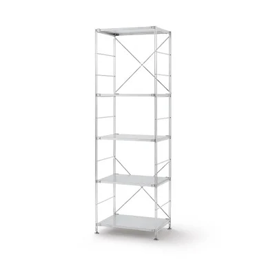 Scaffale acciaio stretto 5 ripiani - Arredamento