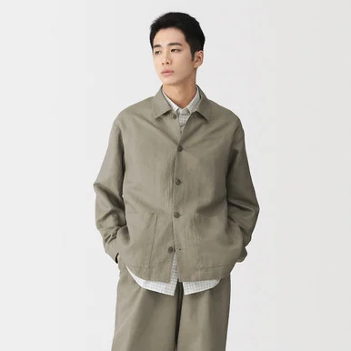 Giacca Chore in twill misto canapa da uomo