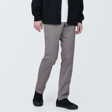 Pantaloni chino a gamba slim elasticizzati da uomo