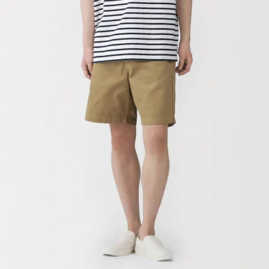 Pantaloncini chino in cotone biologico da uomo