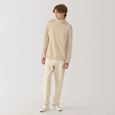 Maglione a collo alto in cashmere da uomo