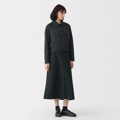 Gonna da donna in washi e denim