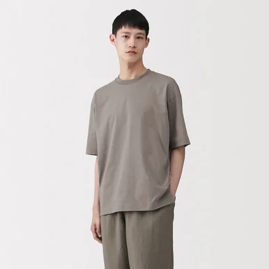T-shirt in jersey wakayama in cotone biologico da uomo