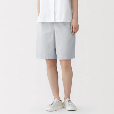 Pantaloncini dobby misto washi da donna