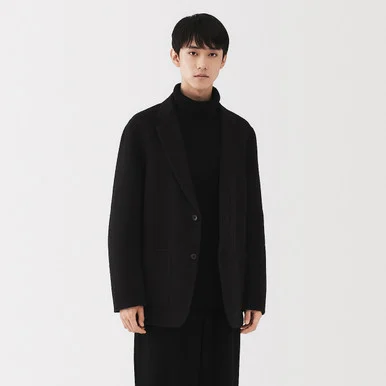 Giacca in misto cashmere riciclato da uomo