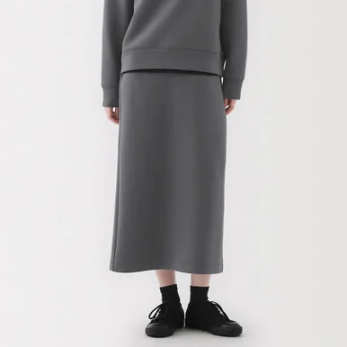 Gonna a tubino in misto cotone da donna