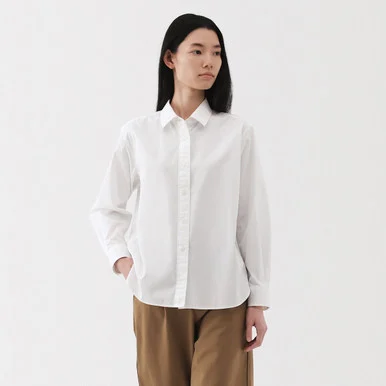 Camicia in cotone lavato da donna