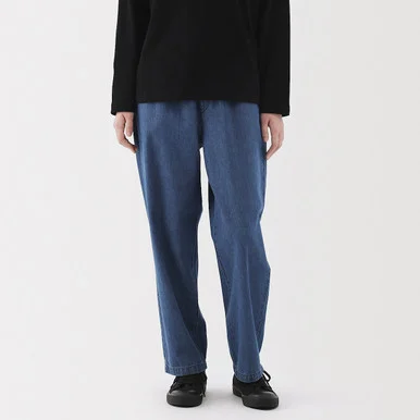 Pantaloni da donna Comfort Fit in denim di cotone