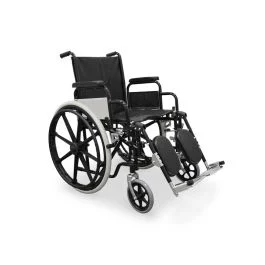 Carrozzina Wellcore con pedana elevabile in acciaio