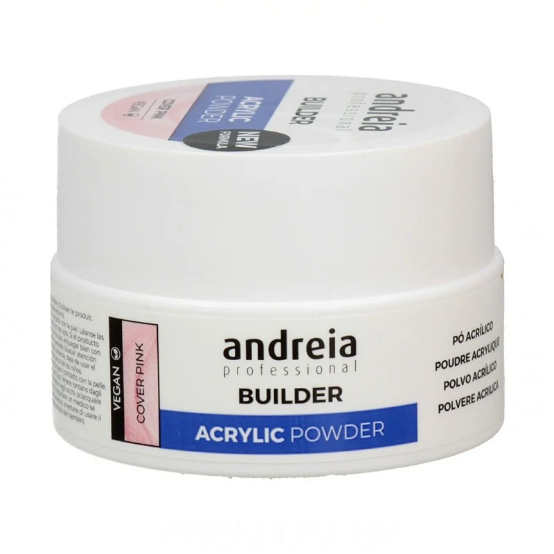Andrea Costruttore Polvere Acrilica Copri Rosa 20 gr - Andreia