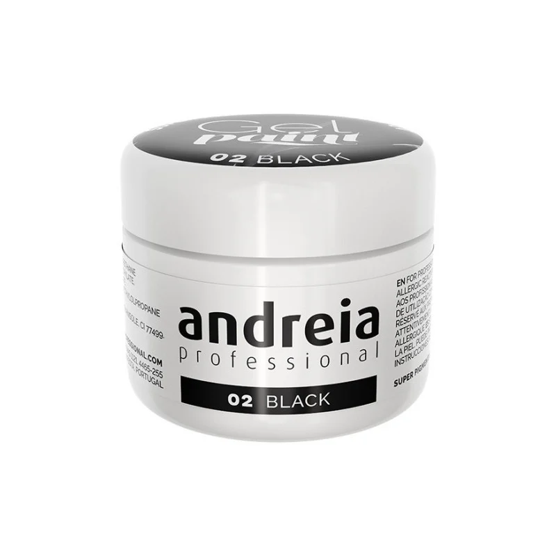 Andreia Gel Paint Nero 02 4 ml