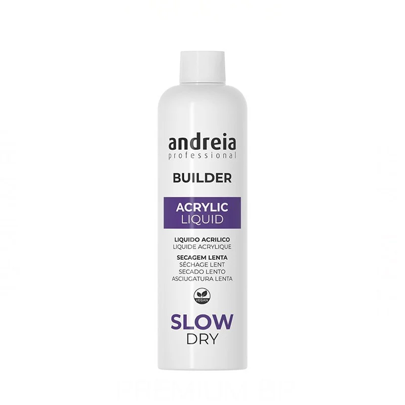 Andreia Professionale Builder Liquido Acrilico Slow Dry Liquido Acrilico Asciugatura Lenta 250 ml
