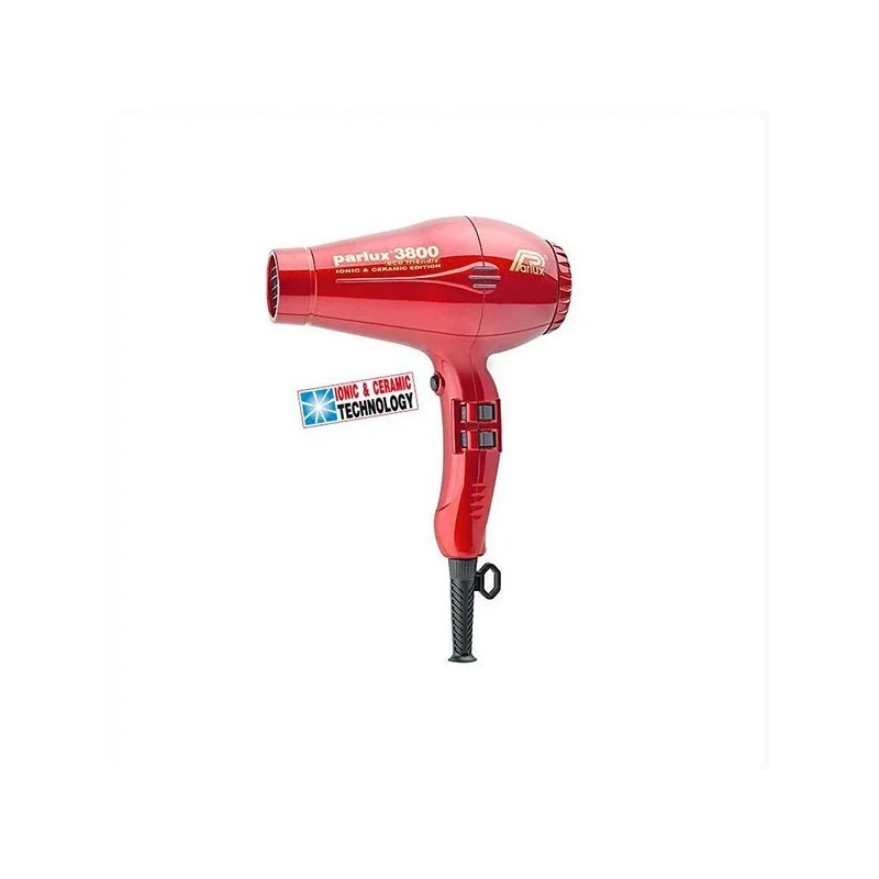 Asciugacapelli Parlux Eco Rosso 3800 Ionico Ceramico