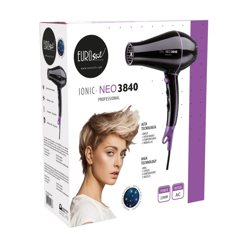 ASCIUGACAPELLI PROFESSIONALE NEO 3840 IONICO - Eurostil