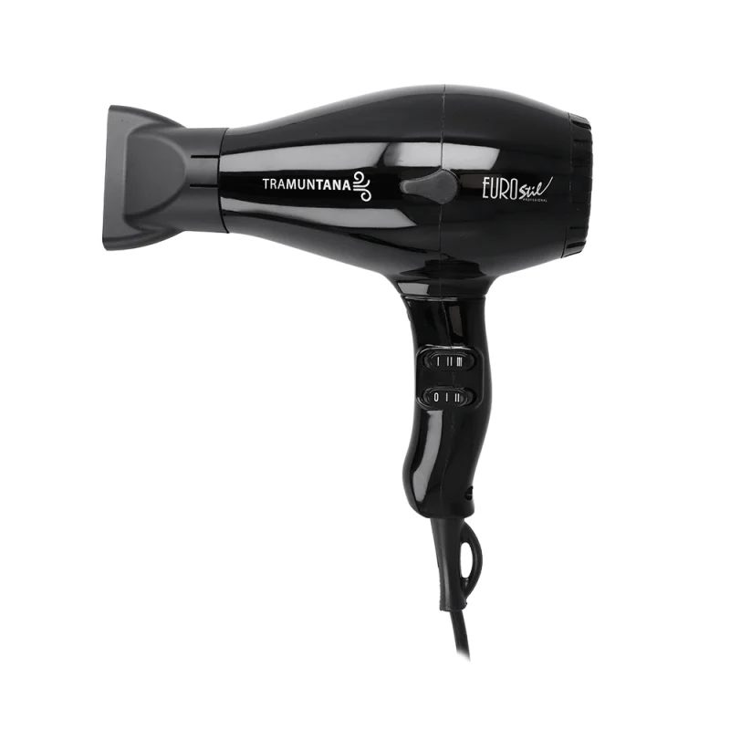 ASCIUGACAPELLI TRAMUNTANA NERO - Eurostil