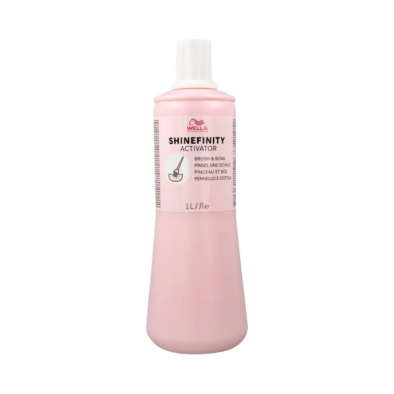 Attivatore pennello e ciotola Shinefinity di Wella 1000 ml.