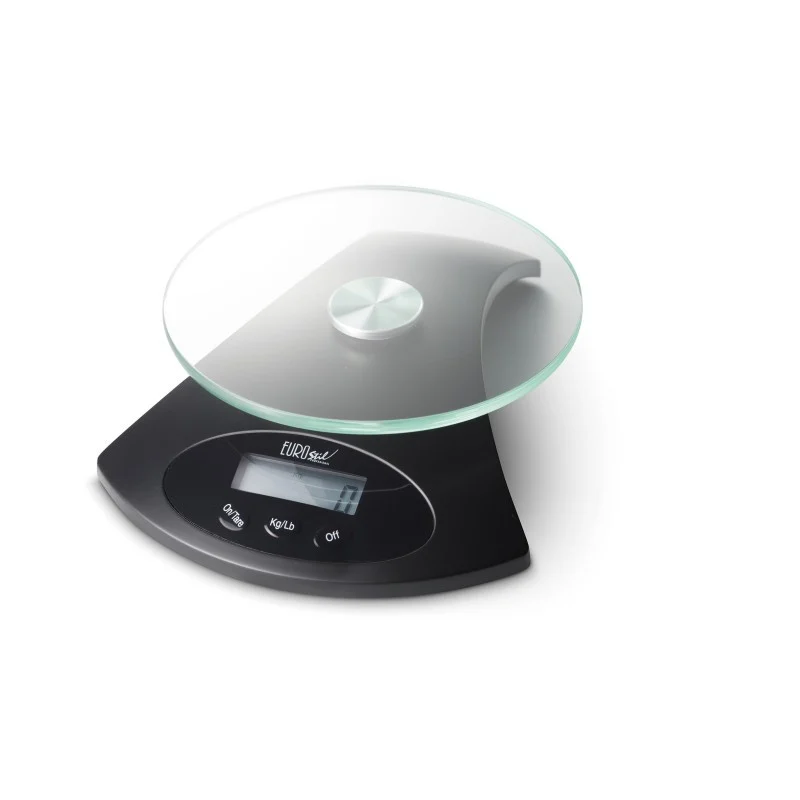 BILANCIA DIGITALE NERA OPACA 5 KG.(1 GRAMMO) - Eurostil