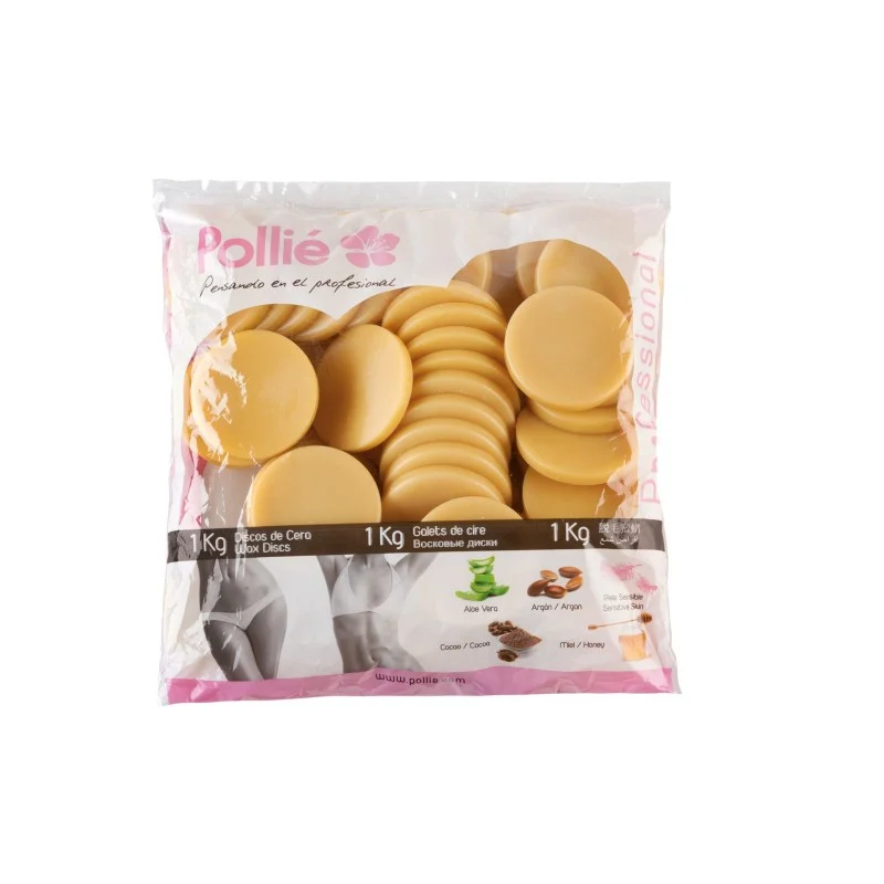 BORSA 1KG. DISCHI DI CERA AL MIELE - Pollié
