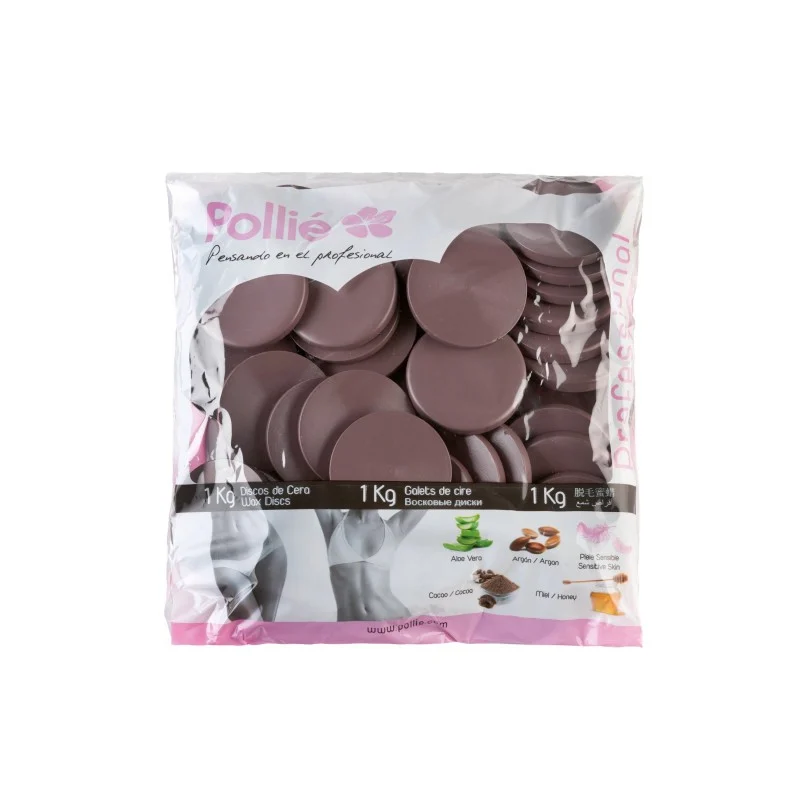 BORSA 1KG. DISCHI DI CERA DI CACAO - Pollié