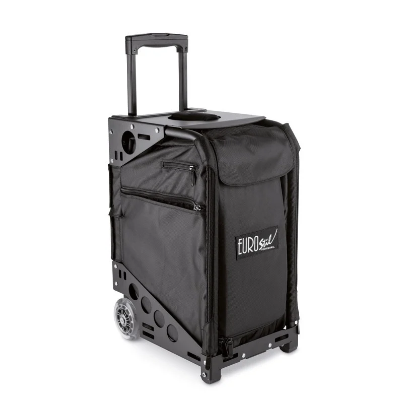BORSA PER PARRUCCHIERI CON RUOTE NERA - Eurostil