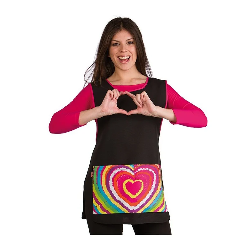 CAMICE MOD.21602109 NERO TAGLIA UNICA - Lacla