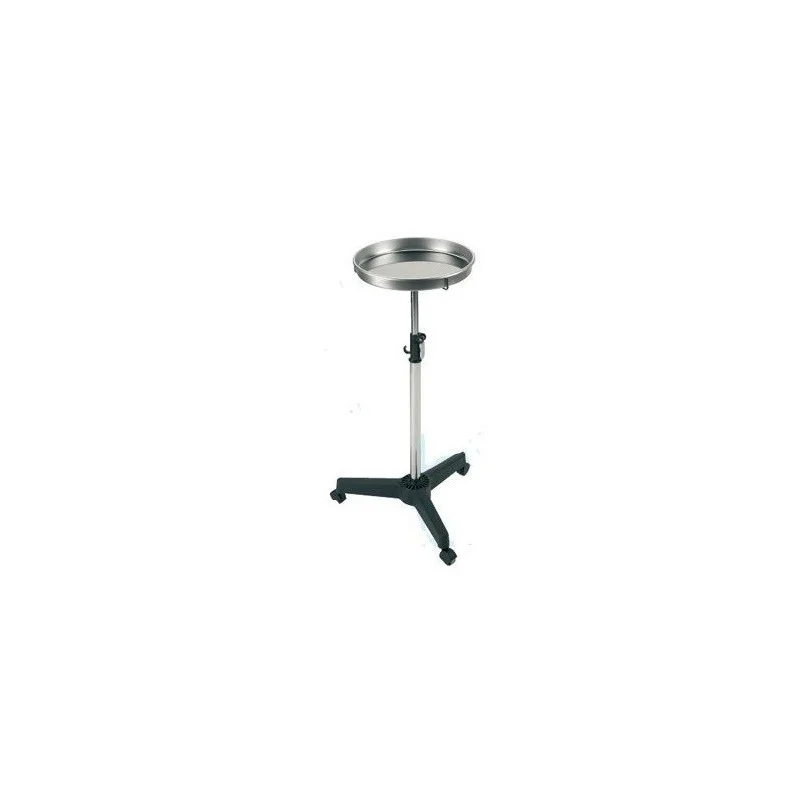 CARRELLO APPRENDISTA IN ACCIAIO INOX PIEDE NERO - Grupo Belleza