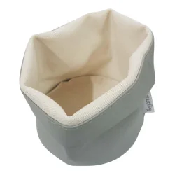 Cestino Portapane Ecopelle Grigio Perla - YEGAM