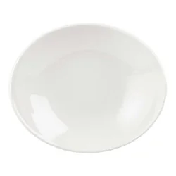 Coppa Ovale Orbit Bianca 21x17 cm - CHURCHILL