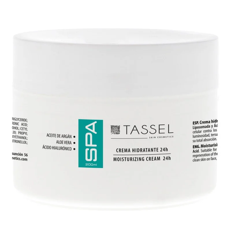 CREMA IDRATANTE 24H. 200ML. - Tassel Skin