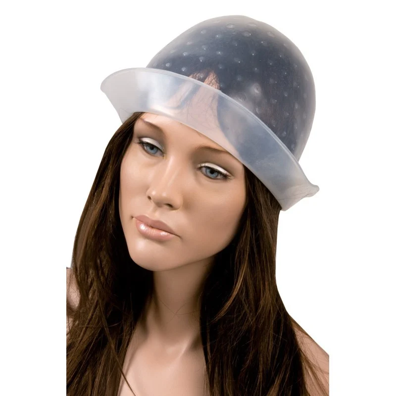 CUFFIA MECHAS TRASLUCIDA CON UNCINETTO - Eurostil