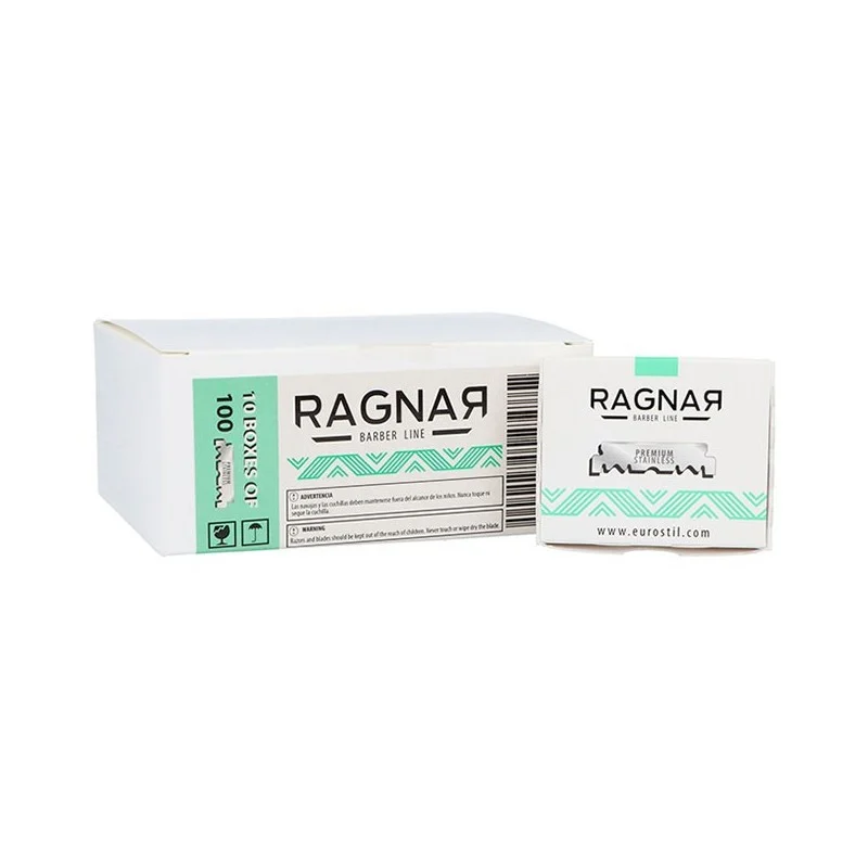 DISP. 10 SCATOLE 100 MEZZE LAME INOX. RAGNARE
