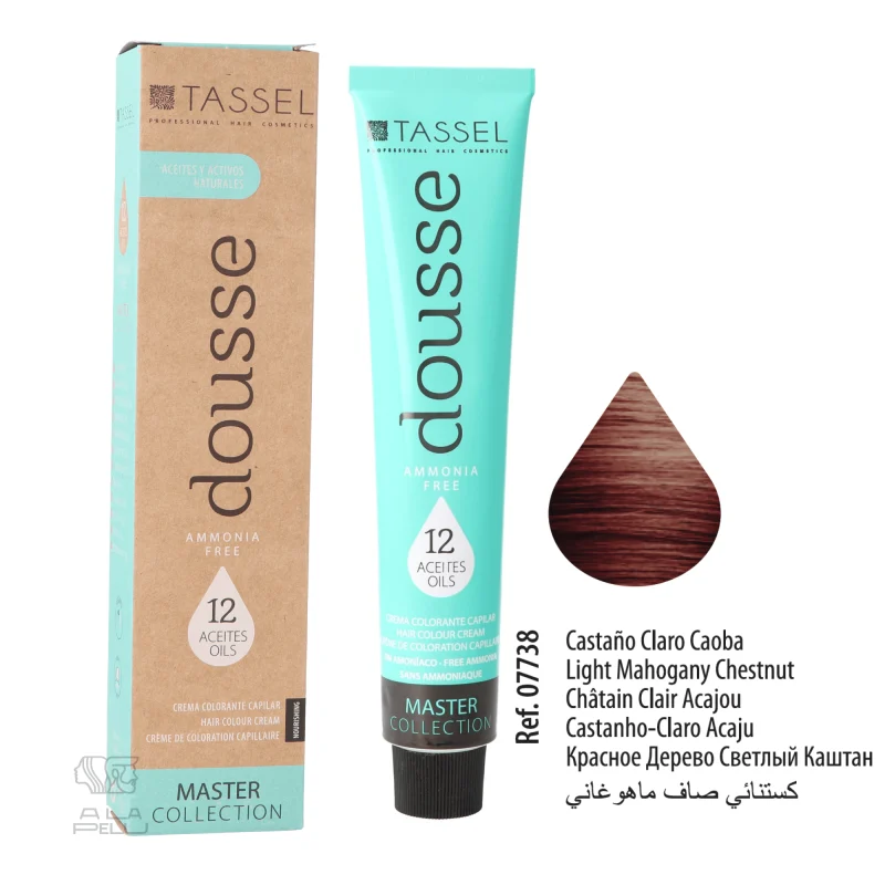 DOUSSE 5.5 CASTANO CHIARO CAOBA SENZA AMMONIACA - TINTA TASSEL (07738)