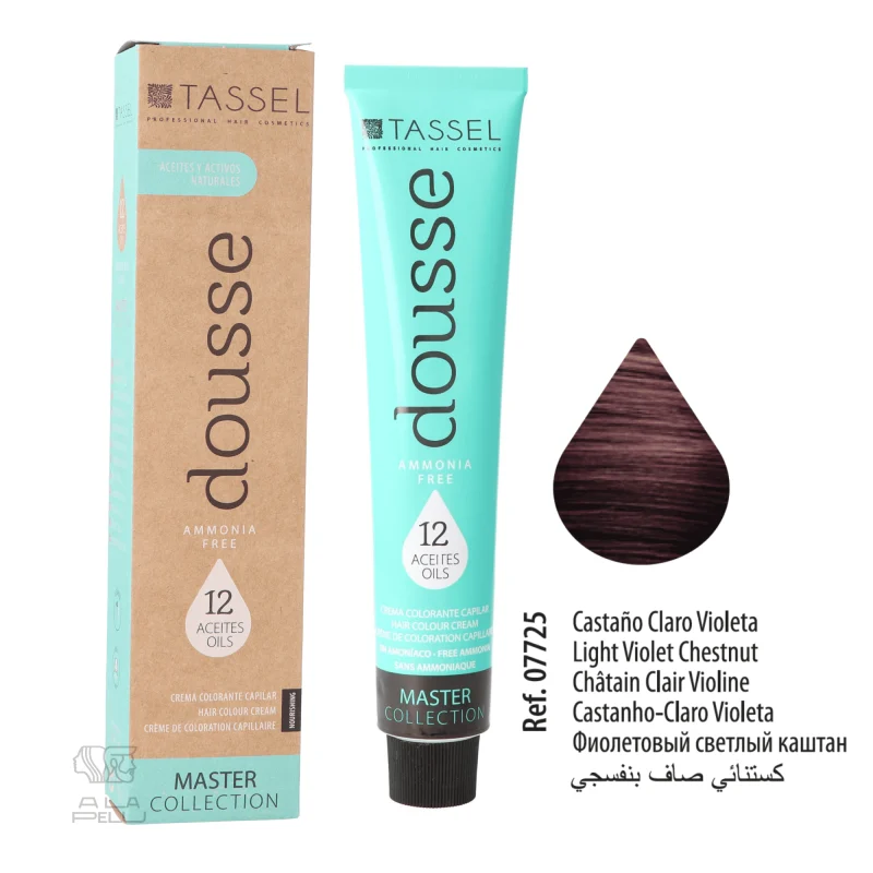 DOUSSE 5.6 CASTAGNO CHIARO VIOLETTA AMMONIACA LIBERA - TINTA TASSEL (07725)
