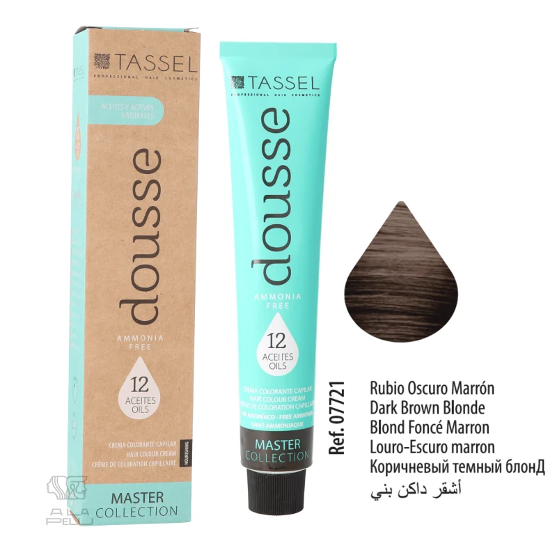DOUSSE 6.8 CASTANO SCURO RAMATO SENZA AMMONIACA - TINTURA TASSEL (07721)