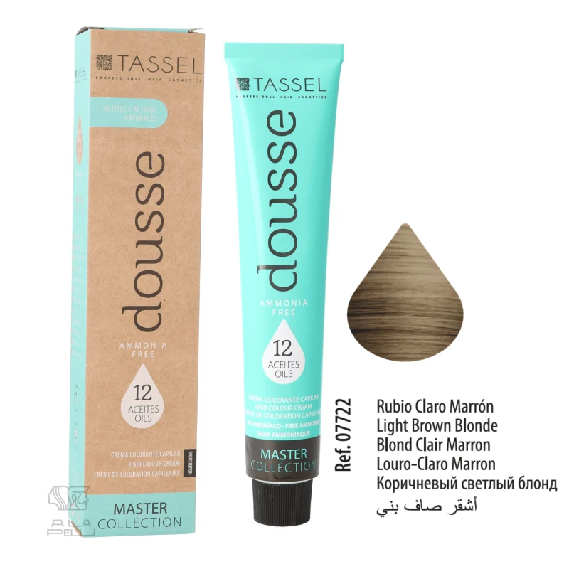 DOUSSE 8.8 BIONDO CHIARO MARRONE SENZA AMMONIACA - TINTA TASSEL (07722)