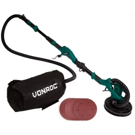 Levigatrice telescopica per cartongesso / Levigatrice a giraffa per soffitti e pareti 1050W-Ø225mm