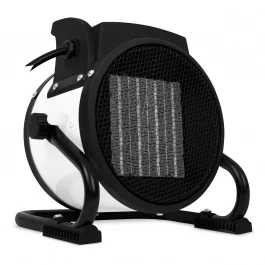 Termoventilatore elettrico 1000W/2000W - ceramica - bianco